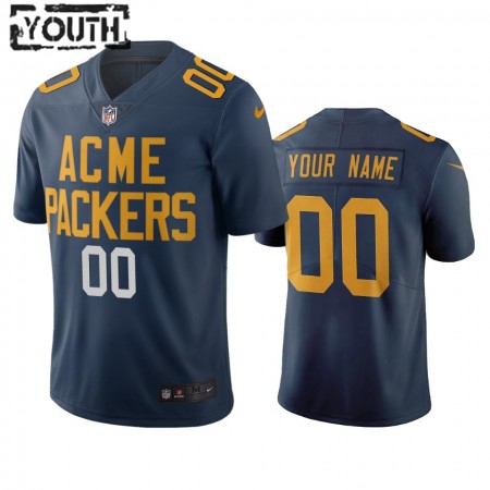 Camiseta Niño NFL Green Bay Packers Personalizar Navy City Edition Vapor Limited